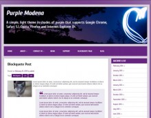 Purple Modena