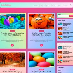 Colorful Blog